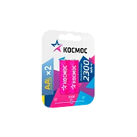 Аккумулятор бытовой Космос HR6 AA BL2 NI-MH 2300mAh (2/24/288)