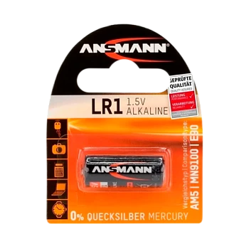 Батарейка Ansmann LR1 N BL1 Alkaline 1.5V (1/10/360)