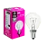 Лампа накаливания General Electric E14 60W 230V шар 45мм прозрачная