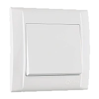 Выключатель Makel Defne 1-клав.10A пластик белый 42001001 (1/12)