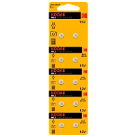 Батарейка Kodak G1/LR621/LR60/364A/164 BL10 Alkaline 1.5V (10/100/1000)