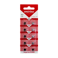 Батарейка Smartbuy G4/LR626/LR66/377A/177 BL10 Alkaline 1.5V (10/100/2000)
