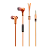 Наушники внутриканальные HOCO M30 с микр. оранжевый (1/21/210)