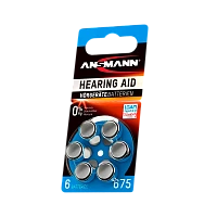 Батарейка Ansmann ZA675 BL6 Zinc Air