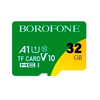 Карта памяти microSD Borofone 32GB Class10 A1 UHS-I (U3) 90 МБ/сек V10 (1/100)