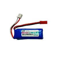 Аккумулятор ET 2S-LP601844-20CJ Li-Pol, 7.4В, 450мАч (1/10)
