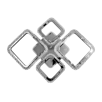 Светильник потолочный Camelion LCL-1006 100W 240V LED IP20 520мм хром