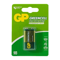 Батарейка GP GreenCell Крона 6F22 BL1 Heavy Duty 9V (1/10/200)