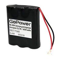 Аккумулятор для радиотелефонов GoPower T160 PC1 NI-MH 600mAh (1/15/180)