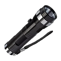 Фонарь универсальный Космос 108B 1W LED от батареек IP54 1 режим черный (1/20/120)