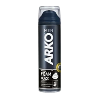 Пена для бритья Arko Men BLACK 200мл с активным углем (1/24)
