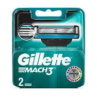 Сменные кассеты Gillette "MACH3" P&G PROMO (Brasil) 3 лезвия 2шт. (цена за 1 шт) (2/20)