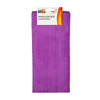 Тряпка для пола Рыжий кот 70х80см микрофибра фиолетовый (1/30)