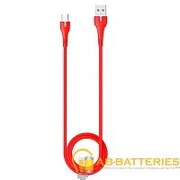 Кабель HOCO X45 USB (m)-Type-C (m) 1м 2.4A TPE красный (1/22/220)