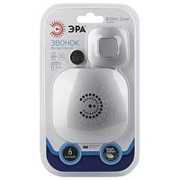 Беспроводной звонок ЭРА BIONIC серебряный (1/10/60)