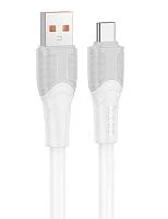 Кабель HOCO X99 Type-C (m)-Type-C (m) 1м 3.0A 60W серый