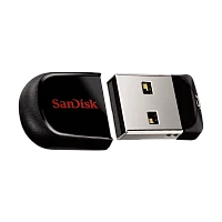 Флеш-накопитель SanDisk Cruzer Fit CZ33 32GB USB2.0 пластик с колпачком черный