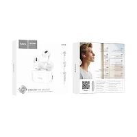 Наушники вставные HOCO EW58 bluetooth 5.3 с микр. белый (1/20/200)