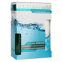 Набор XXI CENTURY мужской PERFECT MEN Turbo OCEAN BREEZE (шампунь 250мл+лосьон п/бритья 100мл)