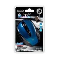 Мышь беспроводная Smartbuy 612AG классическая USB бесшумная синий (1/40)