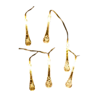 Гирлянда Космос Капельки 10LED 1,8+0,3м белый теплый (1/24)