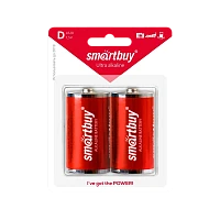 Батарейка Smartbuy LR20 D BL2 Alkaline 1.5V (2/12/96)