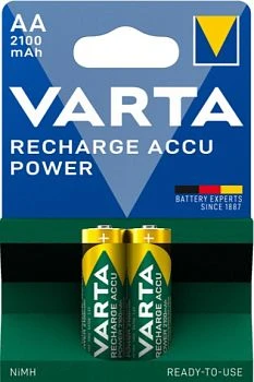 Аккумулятор предзаряженный RTU Varta HR6 AA BL2 NI-MH 2100mAh (2/20/200)