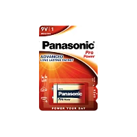 Батарейка Panasonic PRO Power Крона 6LR61 BL1 Alkaline 9V (1/12/60)