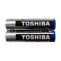 Батарейка Toshiba LR03 AAA Shrink 2 Alkaline 1.5V (2/60/1200)