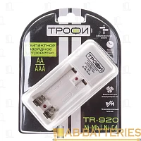 З/У для аккумуляторов Трофи TR-920 AA/AAA 2 слота (1/6/24)