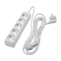 Удлинитель Volsten 5р.С/З 10A 5.0м ПВС 3x0.75мм² IP20 белый (1/20)