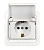 Розетка Smartbuy&nbsp;&nbsp;2-местная с заземлением 16А белая "Марс" (SBE-02w-16-S2-Z)