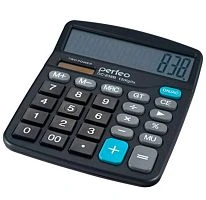 Калькулятор бухгалтерский Perfeo 12-разрядный черный