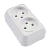 Розетка Makel Siva Ustu 2гн. 16A белый 45117 (1/10)