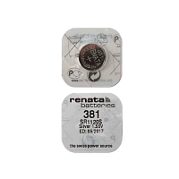 Батарейка Renata 381 (SR1120SW) BL10 Silver Oxide 1.55V (10/100)