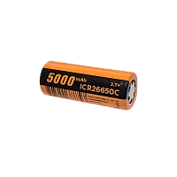 Аккумулятор ET ICR26650C 26.5*65.0, 5000mAh, Li-Ion