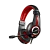 Наушники полноразмерные Defender G-185 Warhead с микр. игровые черный красный (1/16)