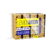 Губка для посуды Lemon Moon 96х64х33мм 4шт. (1/72)