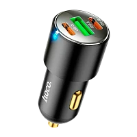 Автомобильное З/У HOCO NZ6 1USB/2Type-C 3.0A 45W PD3.0 черный (1/12/120)
