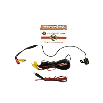 Камера заднего вида универсальная, с подсветкой 4 диода, на кронштейне, квадратная (№2) (1/100)