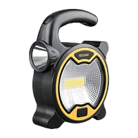 Фонарь универсальный Космос 3030 3W COB от батареек IP33 2 режима черный (1/20/160)