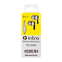 Наушники внутриканальные Intro RX-260W белый