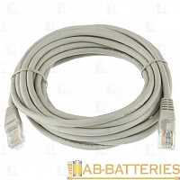 Патч-корд Smartbuy K-0930 RJ-45 (m)-RJ-45 (m) 3.0м кат.5е ПВХ серый (1/100)