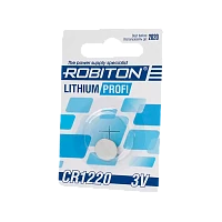 Батарейка Robiton PROFI CR1220 BL1 Lithium 3V (1/40/1800)