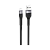 Кабель HOCO X34 USB (m)-Lightning (m) 1.0м 2.4A силикон черный (1/31/310)