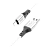 Кабель HOCO X86 USB (m)-Lightning (m) 1.0м 3.0A силикон белый (1/360)