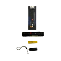 Фонарь универсальный Без бренда H-684z от аккумулятора ZOOM черный