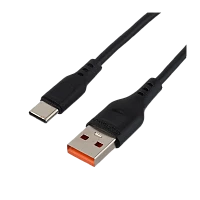 Кабель GoPower GP01T-2M USB (m)-Type-C (m) 2м 2.1A черный (1/200/800)