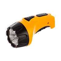 Фонарь туристический Старт LHE 502-B1 4LED от аккумулятора IP33 прямая подзарядка желтый