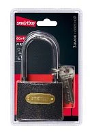Замок Smartbuy навесной 60х48мм удлиненная дужка 3 ключа (1/60)